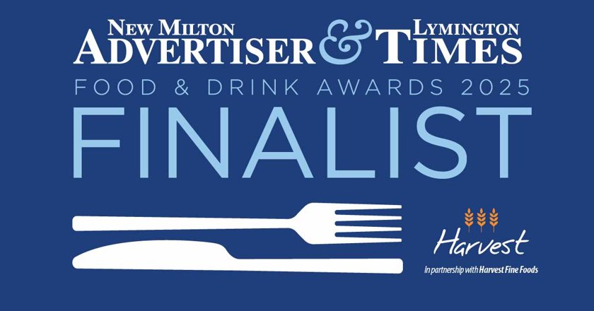 Finalist in the New Milton Advertiser & Lymington Times Food & Drink Awards 2025